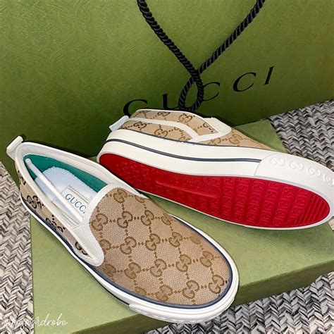 white gucci slip on shoes|Gucci slip on shoes men.